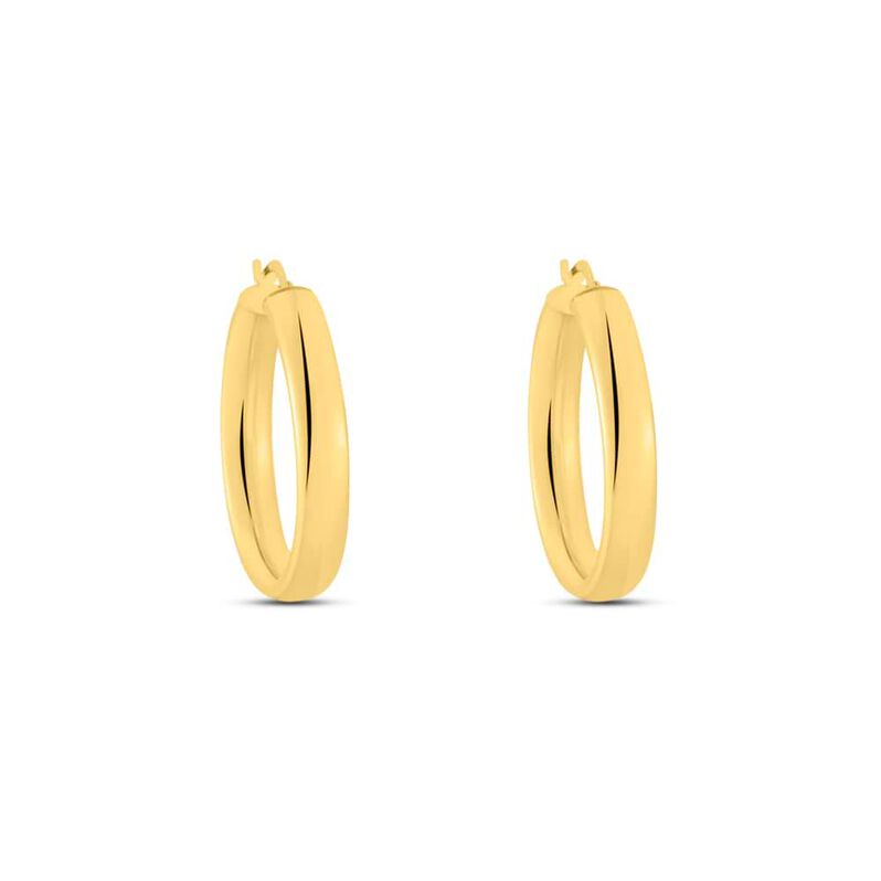 Orecchini A Cerchio Toujours Oro Giallo - Spannringe Damen | OROVIVO
