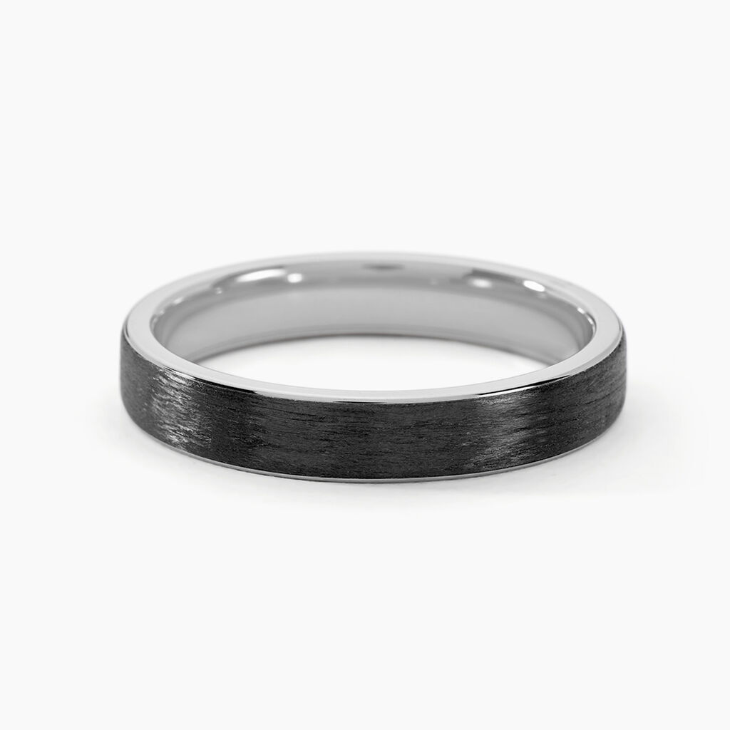 Alliance Nayhan Ruban Plat Titane Blanc - Spannringe Unisex | OROVIVO