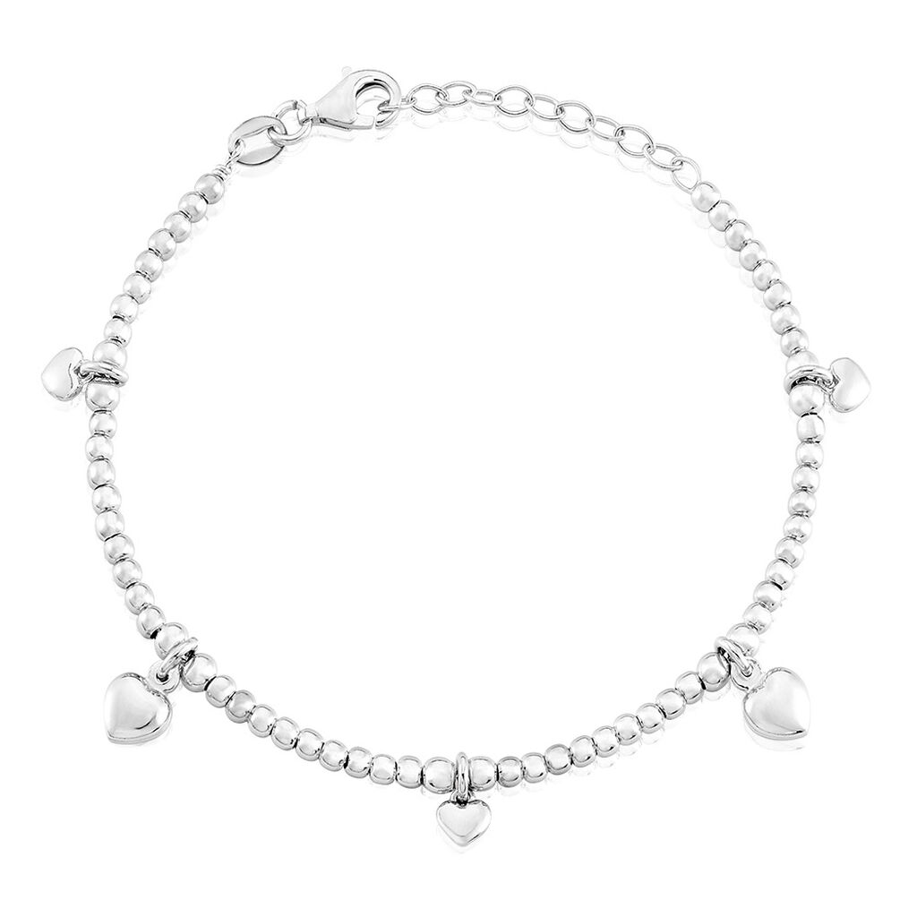 Kinder Armband Silber Silber 925 Geometrisch Araya 1,9cm 25mm - Kugelarmbänder Kinder | OROVIVO