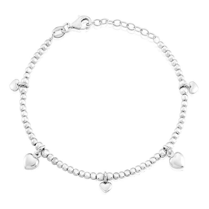 Kinder Armband Silber Silber 925 Geometrisch Araya 1,9cm 25mm - Kugelarmbänder Kinder | OROVIVO