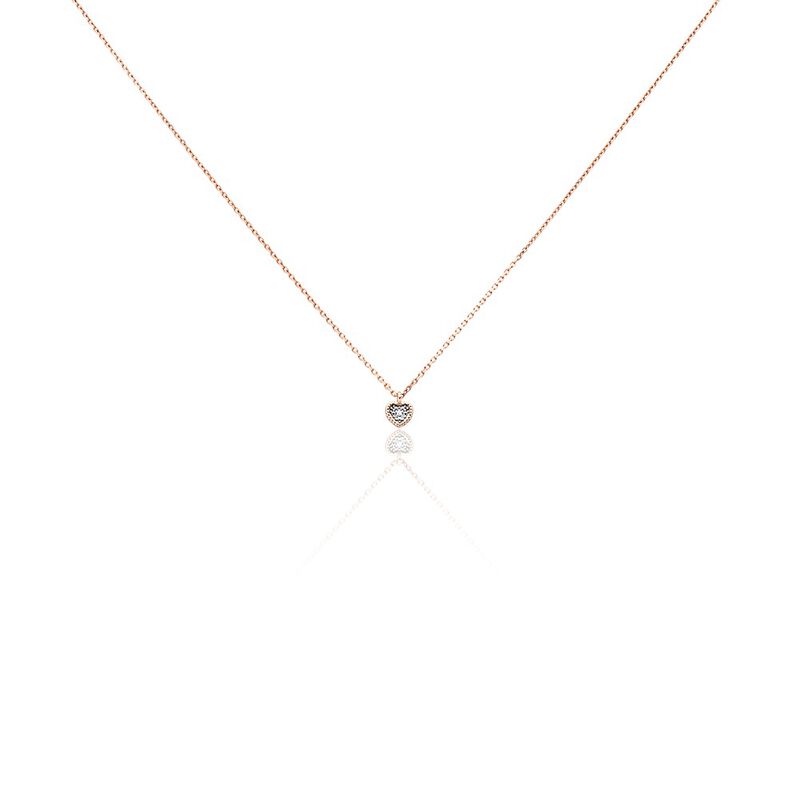 Collier Mon 1er Diamant 3 Or Rose Diamant - Spannringe Damen | OROVIVO