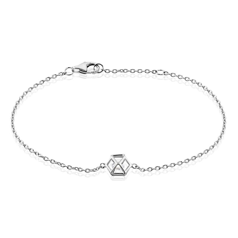 Bracelet Argent Suzannus Oxydes De Zirconium - Spannringe Damen | OROVIVO