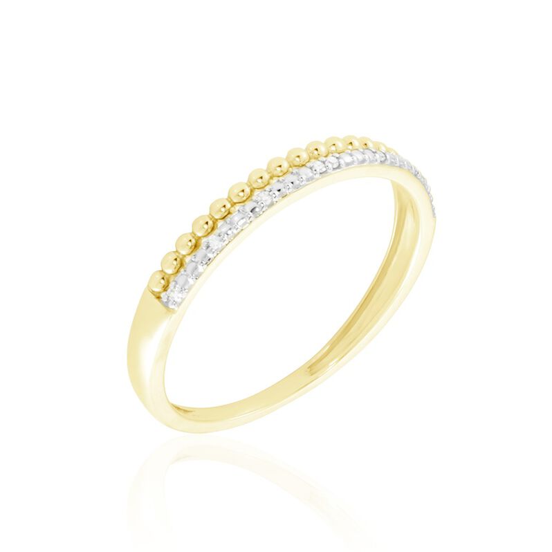 Alliance Or Jaune Adah Diamants - Spannringe Damen | OROVIVO