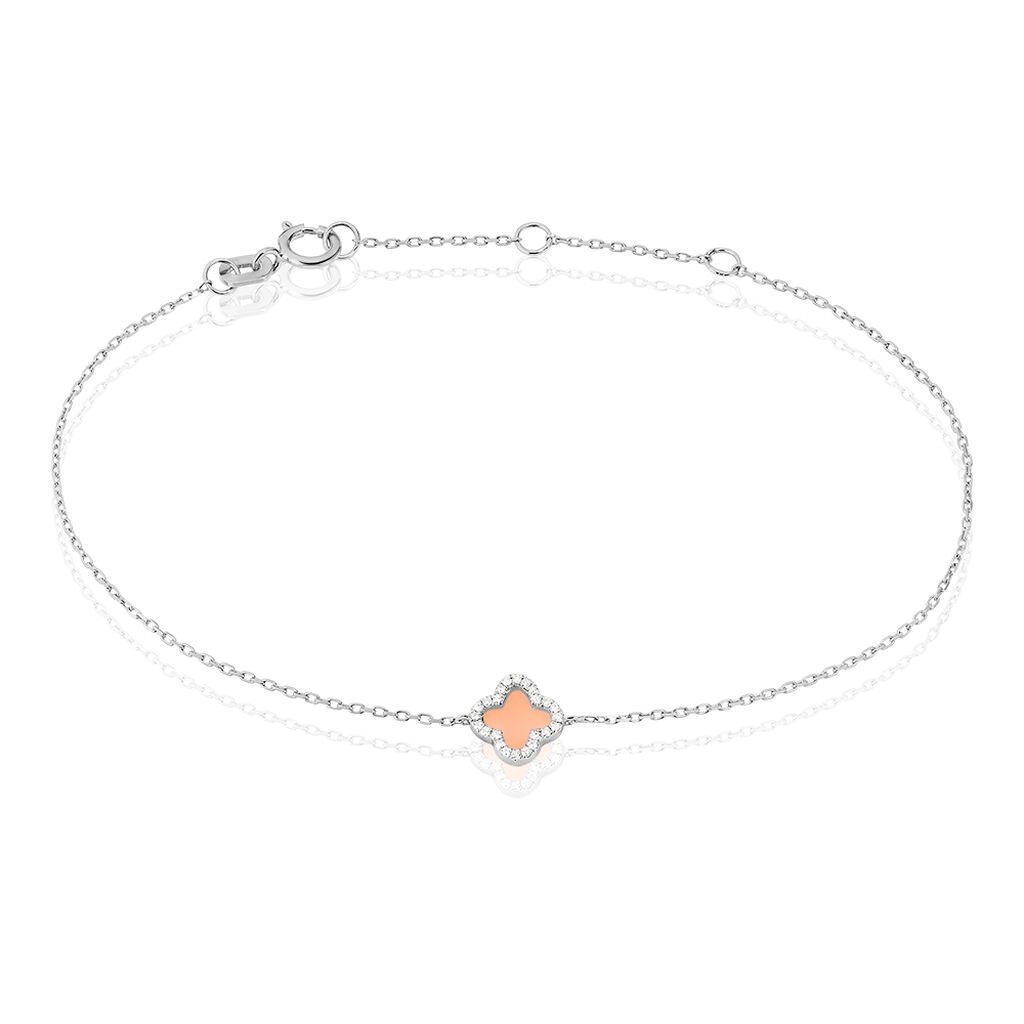 Bracelet Maylice Or Bicolore Trefle - Spannringe Damen | OROVIVO