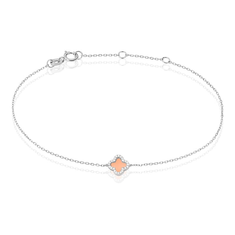 Bracelet Maylice Or Bicolore Trefle - Spannringe Damen | OROVIVO