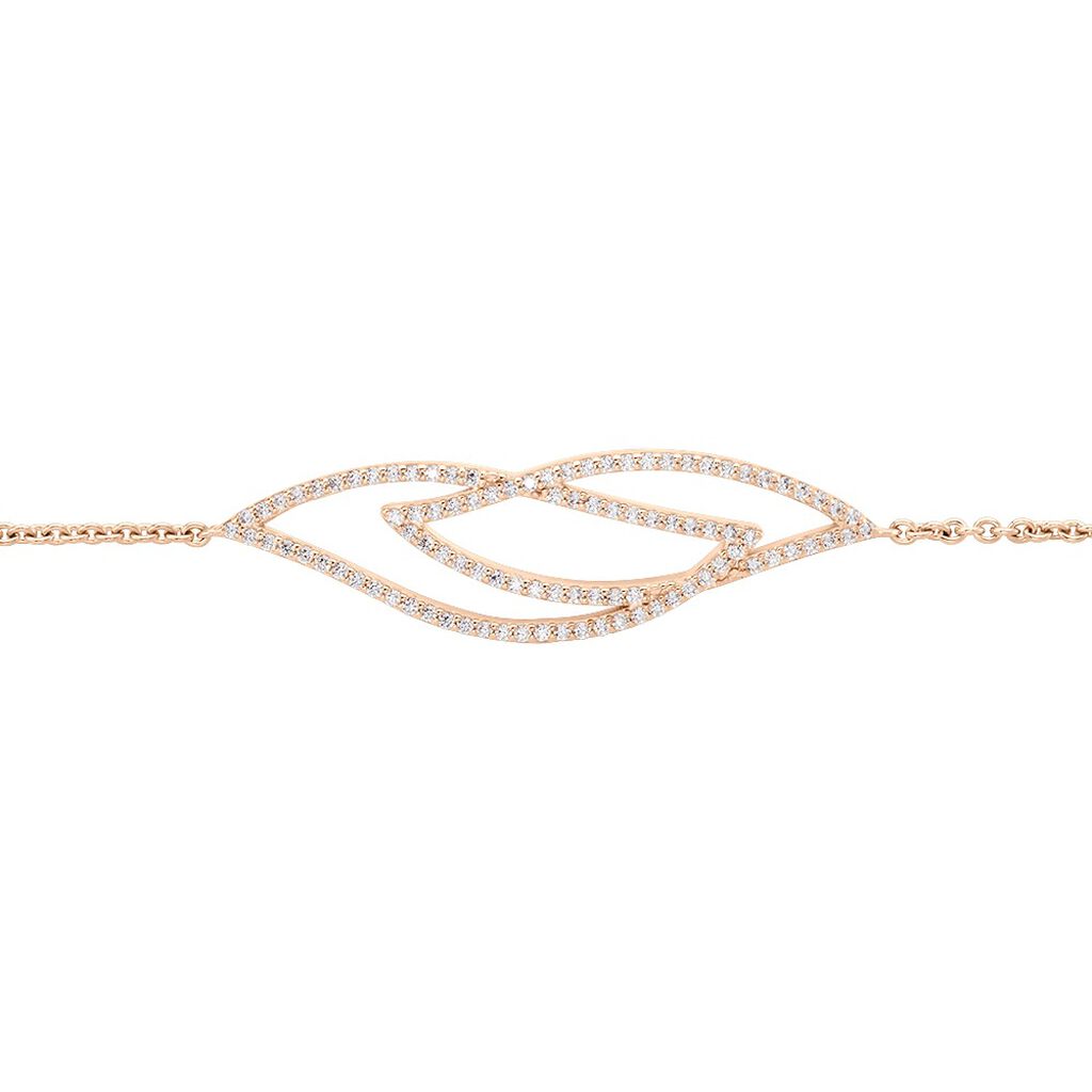 Damenarmband Messing Roségold 750 plattiert  - Armbänder mit Anhänger Damen | OROVIVO