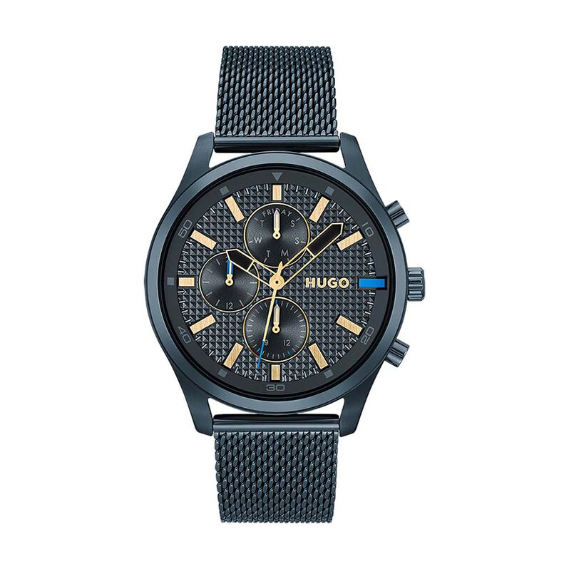Montre Hugo Chase Bleu - Spannringe Herren | OROVIVO