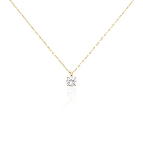 Damen Halskette 18 Karat vergoldet Zirkonia Mascha - Halsketten Damen | OROVIVO