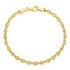 KOFI Damen Armband Silber vergoldet 925 B 4,5 mm