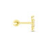 Piercing Andryale Or Jaune Oxyde