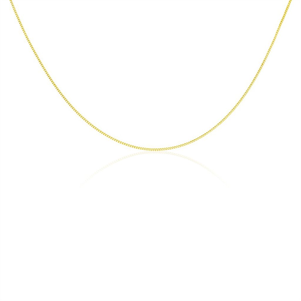 Unisex Panzerkette Gold 375  - Halsketten Unisex | OROVIVO