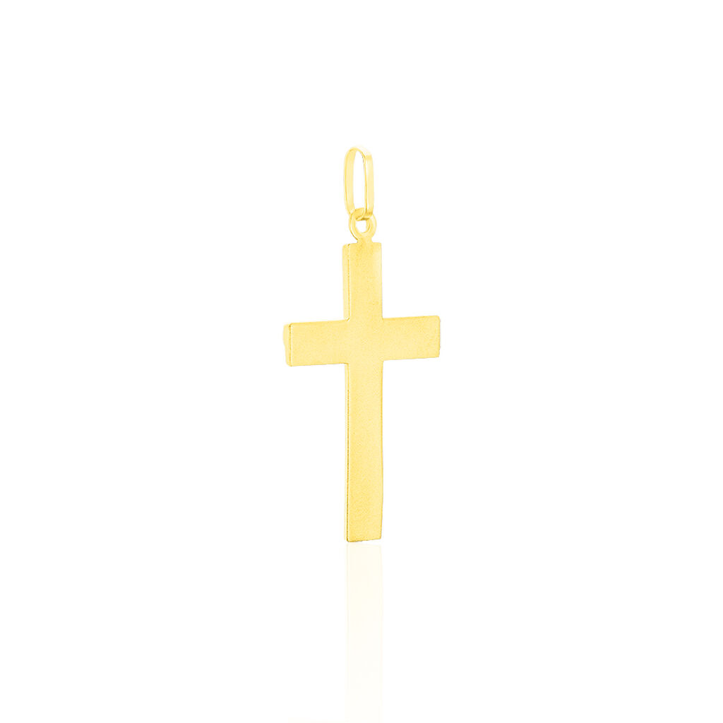 Kreuz Anhänger Gold 333 Bicolor Josua - Schmuckanhänger Unisex | OROVIVO