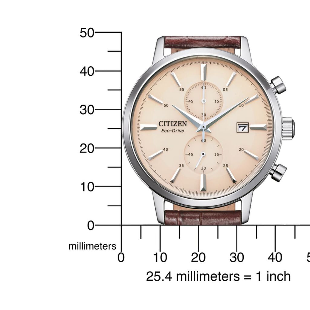 CITIZEN Herrenuhr Chrono Eco-Drive Quarz CA7061-26X