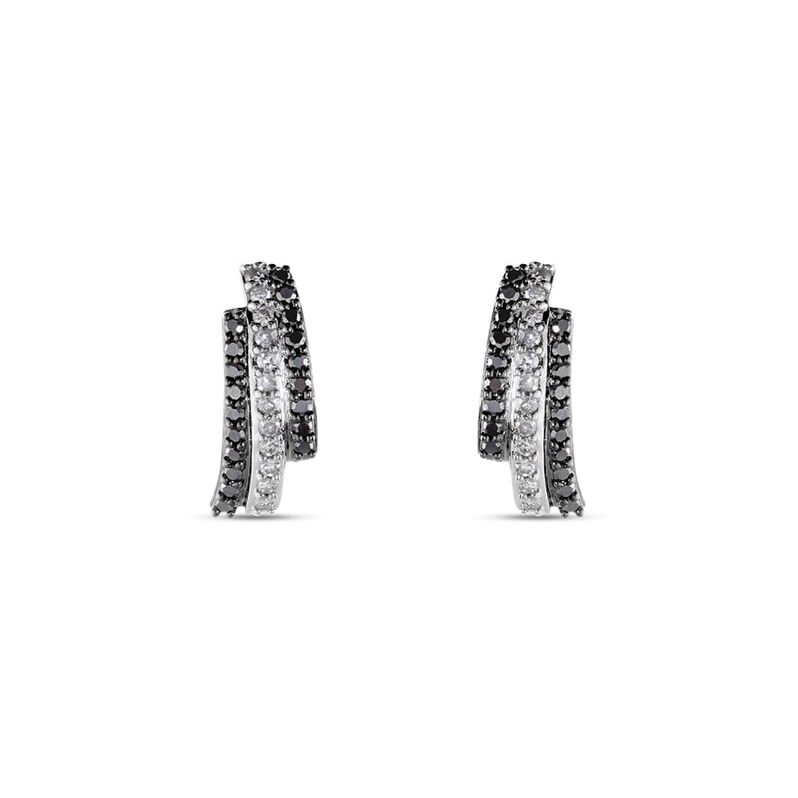 Orecchini Lobo Sophia Oro Bianco Diamante - Spannringe Damen | OROVIVO