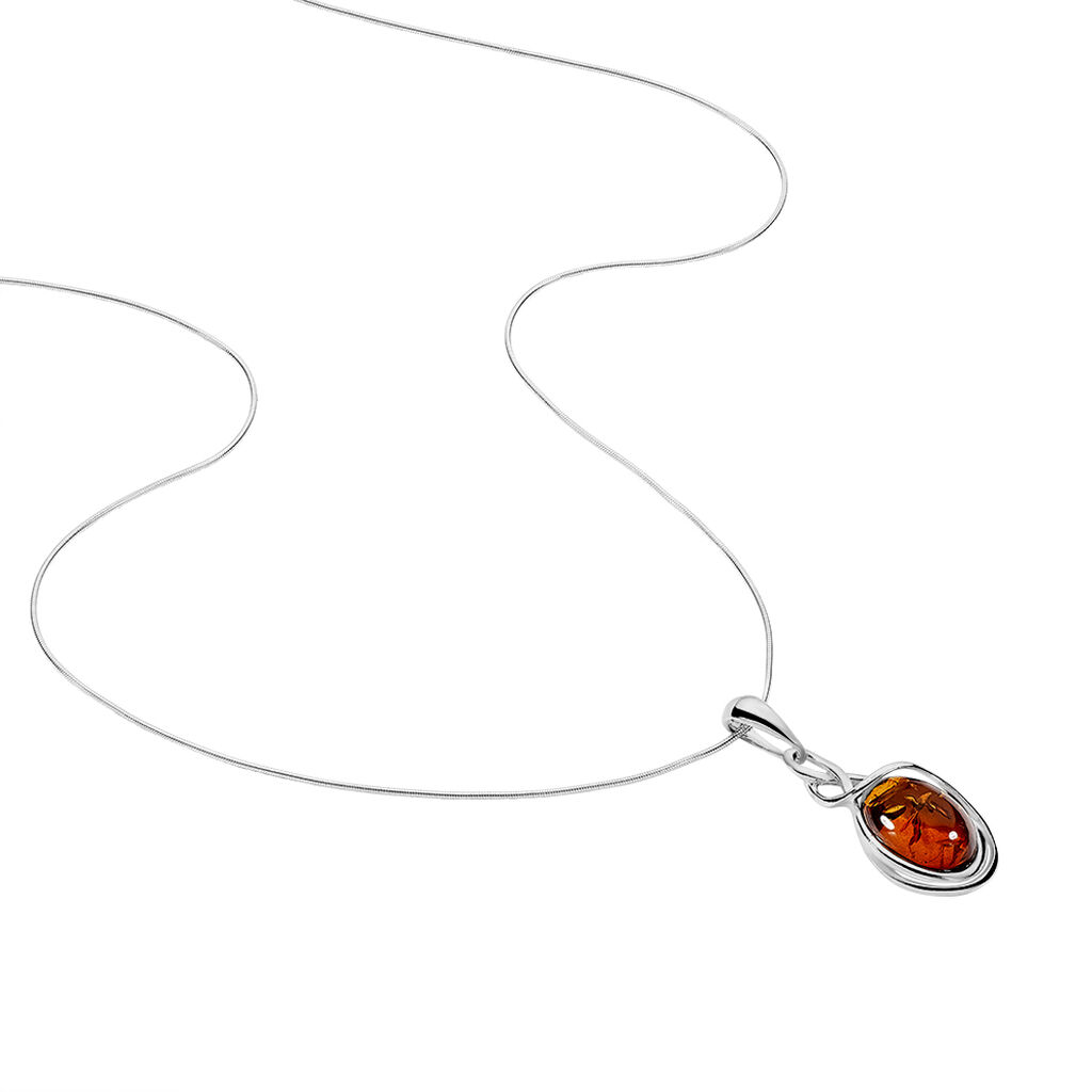 Collier Argent Ambre - Spannringe Damen | OROVIVO