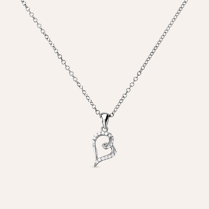 Collana Silver Elegance Argento Rodiato Cubic Zirconia - Spannringe Damen | OROVIVO