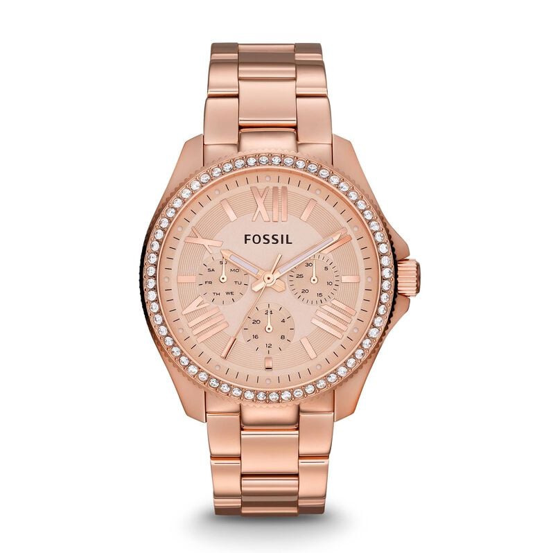 Orologio multifunzione in acciaio rosato - Spannringe Damen | OROVIVO