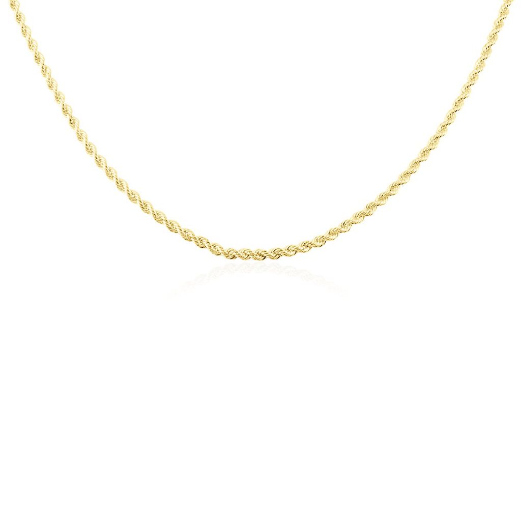 Damen Kordelkette Gold 375  - Halsketten Damen | OROVIVO