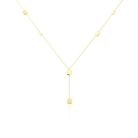 Damen Halskette Gold 375 matt poliert - Halsketten Damen | OROVIVO