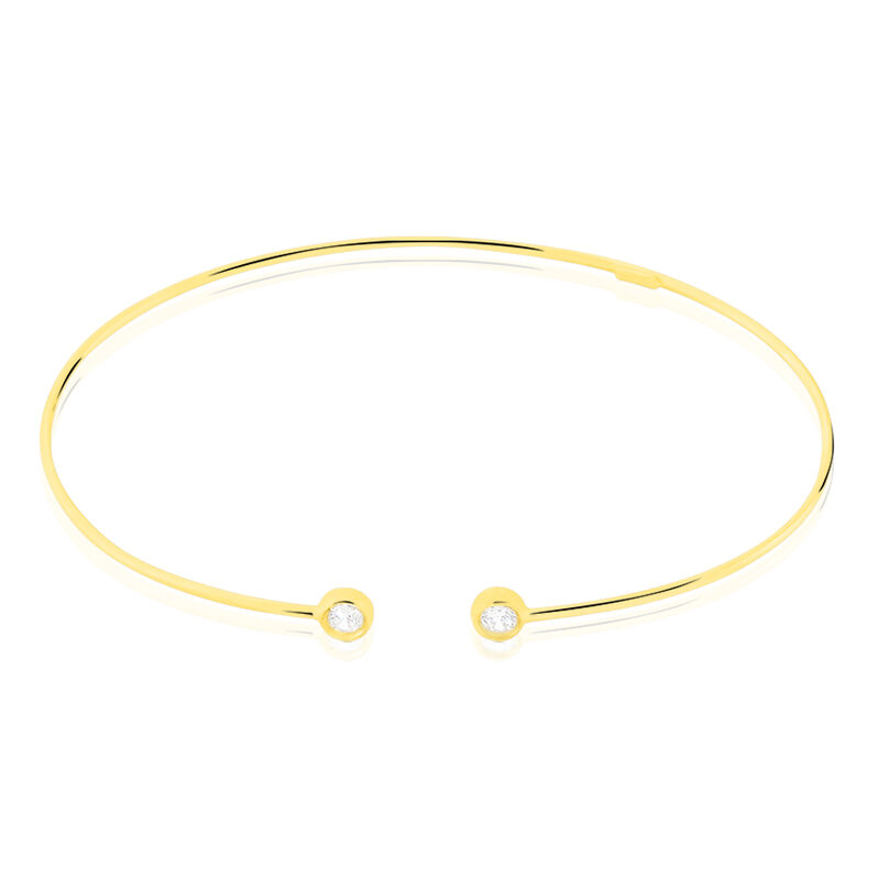 Bracelet Jonc Dune Or Jaune Oxydes Clos - Spannringe Damen | OROVIVO