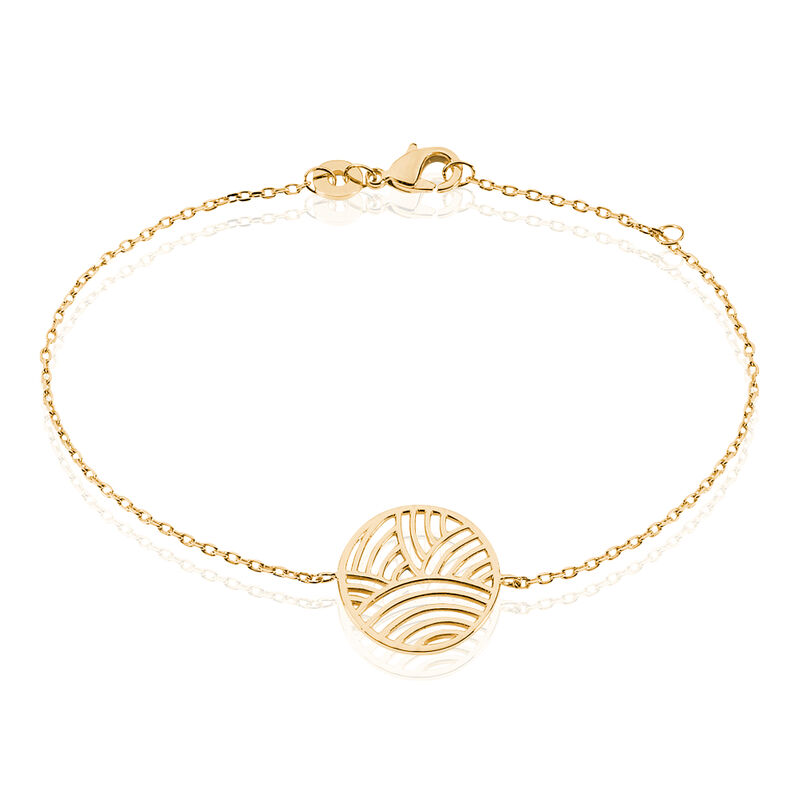 Bracelet Freya Plaque Or Jaune - Spannringe Damen | OROVIVO