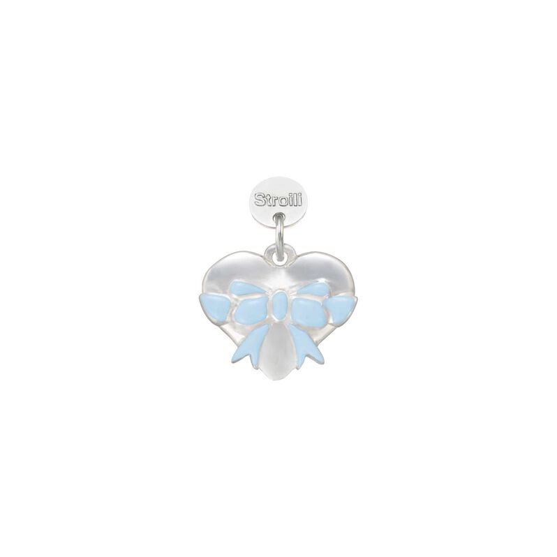 Charm in argento rodiato e smalto - Spannringe Damen | OROVIVO