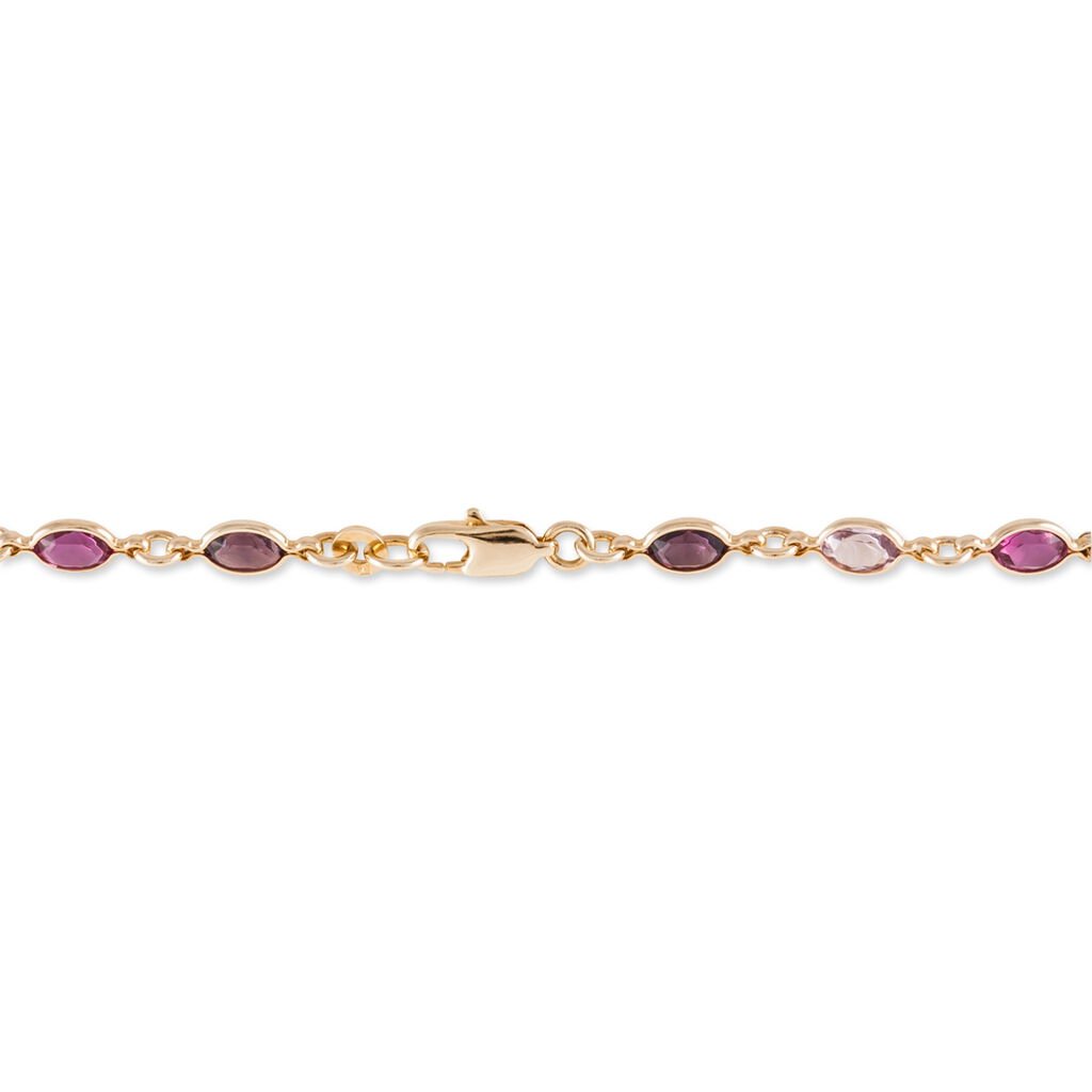 Damen Armband 18 Karat Vergoldet Multicolour Steine Rosa Ilvaae - Sommerschmuck Damen | OROVIVO