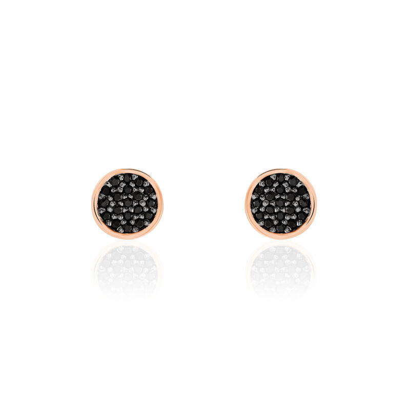Boucles D'oreilles Argent Rose Kamilia - Spannringe Damen | OROVIVO