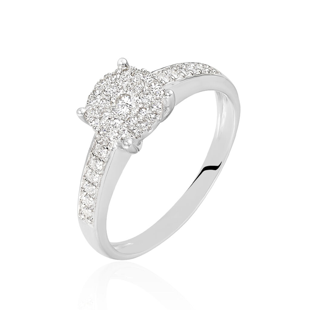 Bague Serena Or Weiss Diamants - Spannringe Damen | OROVIVO