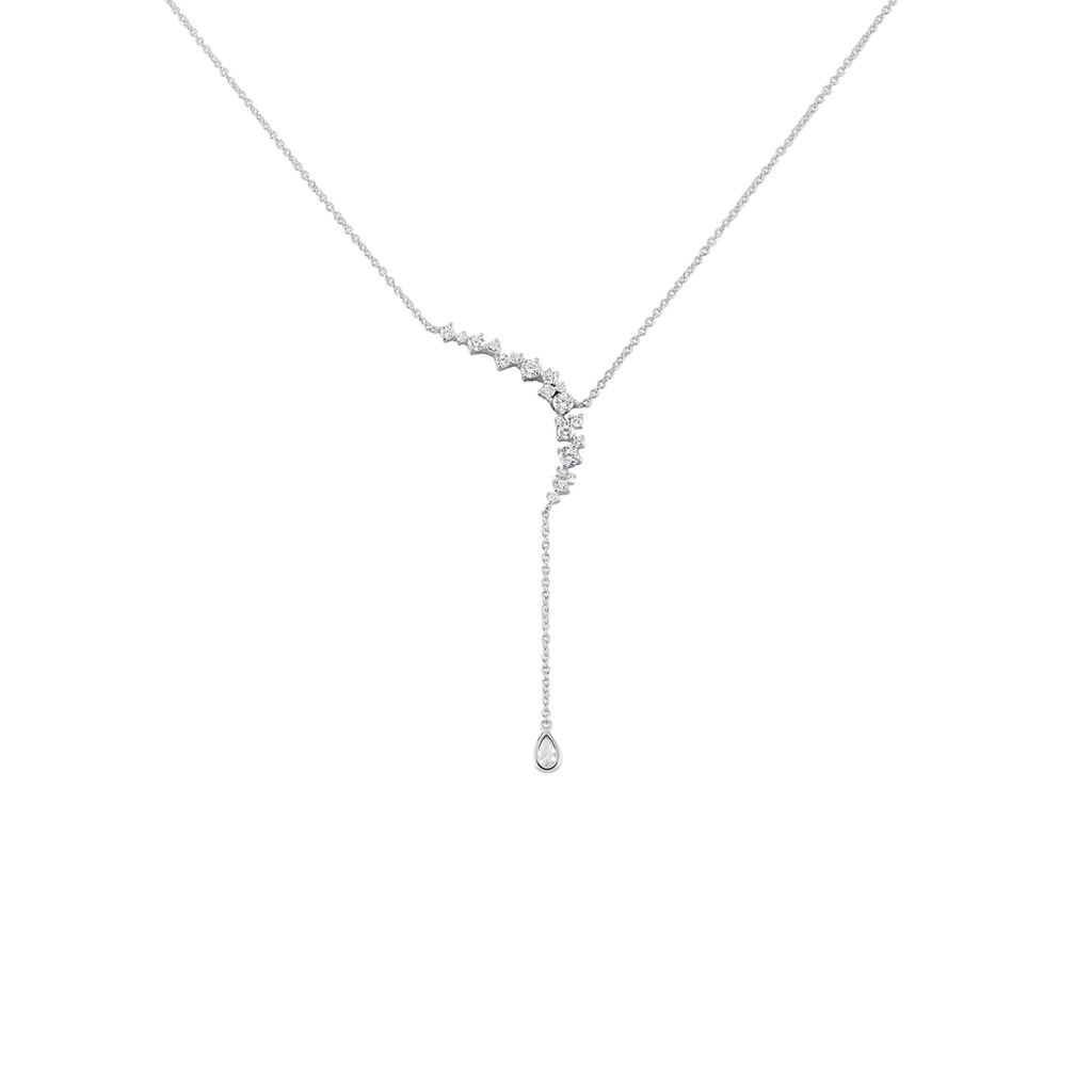 Damen Halskette Silber 925 Zirkonia Ina - Halsketten Damen | OROVIVO