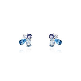 Damen Ohrstecker Gold 375 Topas Lolit Zirkonia Daurine - Ohrstecker Damen | OROVIVO