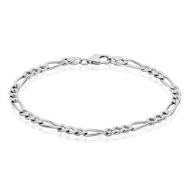 Damen Gliederarmband Figarokette Silber 925 L 20cm - Armketten Damen | OROVIVO