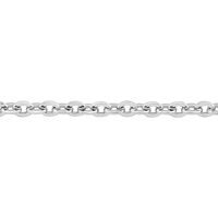 ANKER FLACH 2 Damen Kette Weißgold 375 (9 Karat) B 1,7 mm