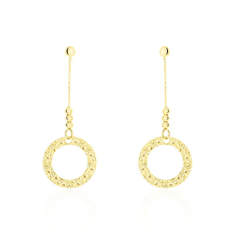 Boucles D'oreilles Pendantes Lee-anna Or Jaune - Spannringe Damen | OROVIVO