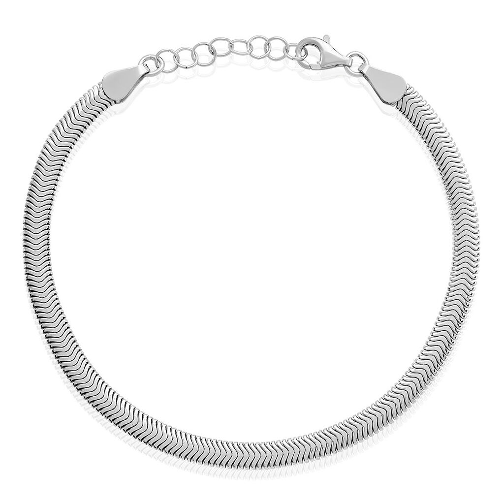 NATASHA Damen Armkette Silber Silber 925 B 4,3 mm, Armkette ohne Stein