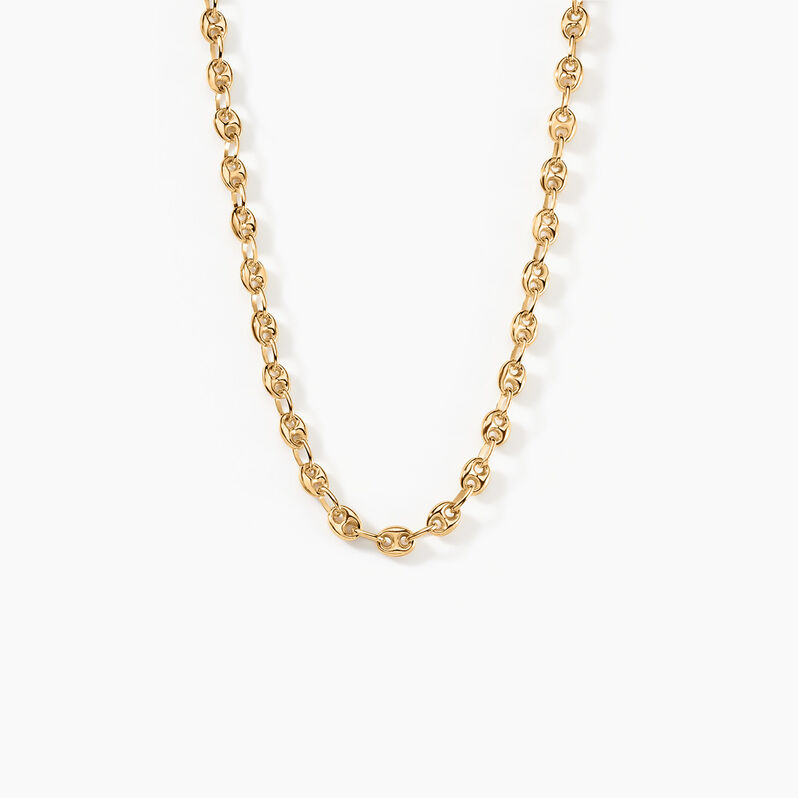 Collier Maille Dami Maille Grain De Cafe Or Jaune - Spannringe Herren | OROVIVO