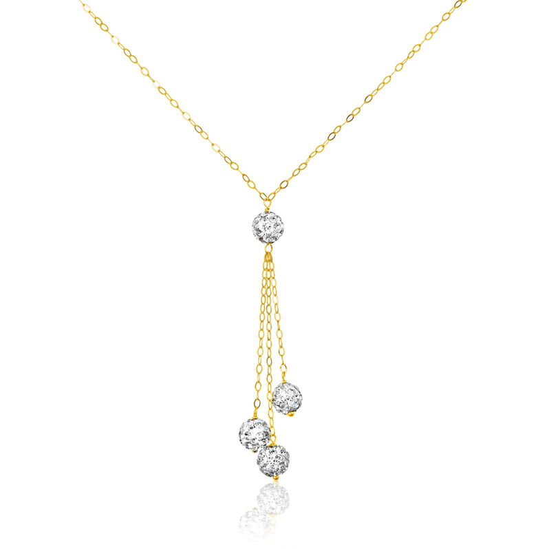 Collier Ilisa Or Jaune Strass - Spannringe Damen | OROVIVO
