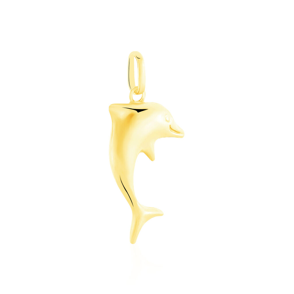 Anhänger Gold 375 Delfin  - Schmuckanhänger Familie | OROVIVO