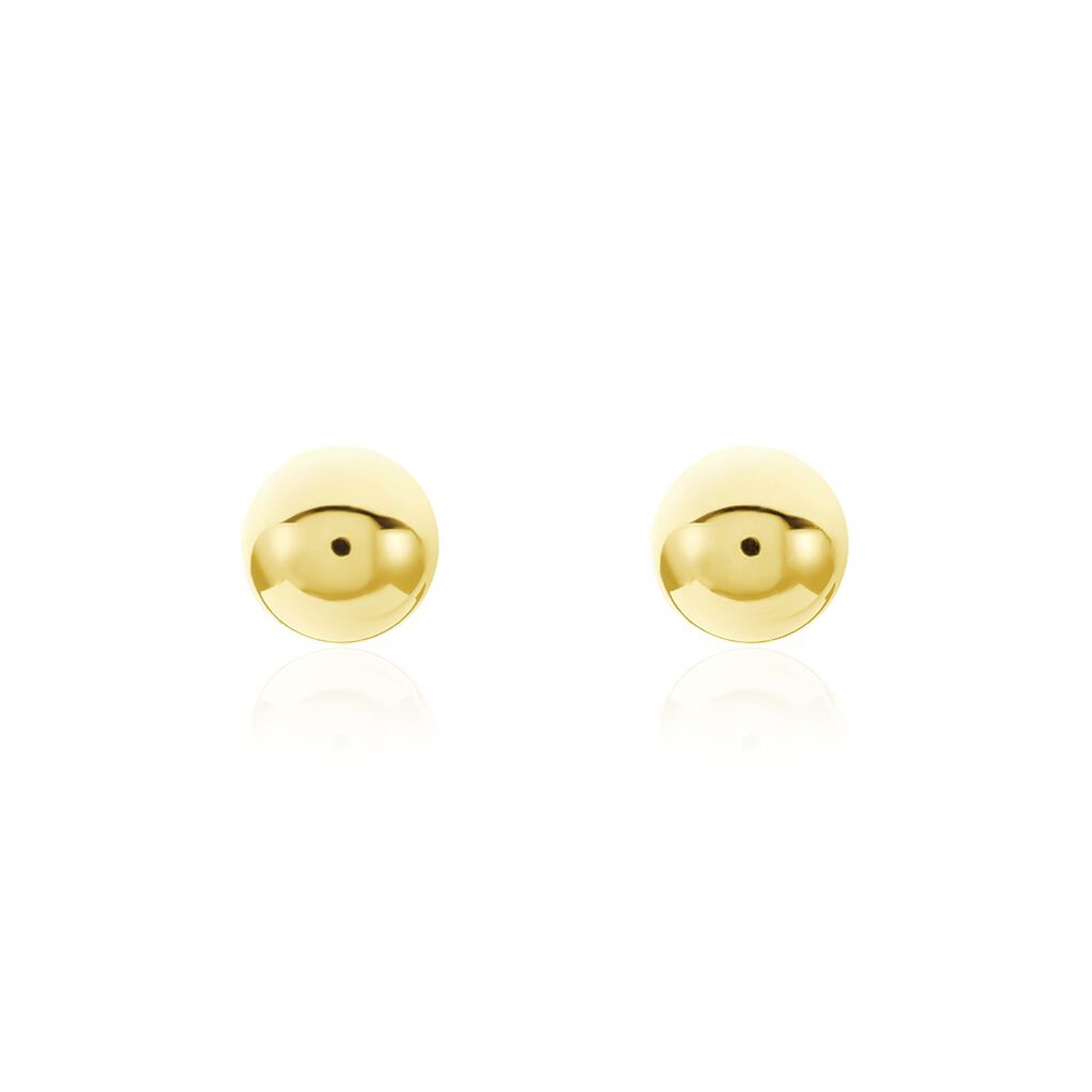 EUNICE Damen Ohrstecker Titan vergoldet Ball - Ohrstecker Damen | OROVIVO