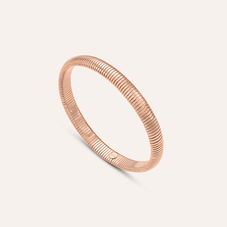 Bracciale Tubogas Sunrise Acciaio Rosa - Spannringe Damen | OROVIVO