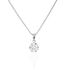 Damen Collier Silber Silber 925 Zirkonia Wei&szlig; 0,28 ct