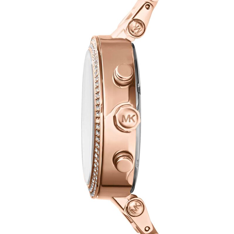 Orologio Cronografo Donna Michael Kors Parker quadrante rose gold MK5896 - Spannringe Damen | OROVIVO