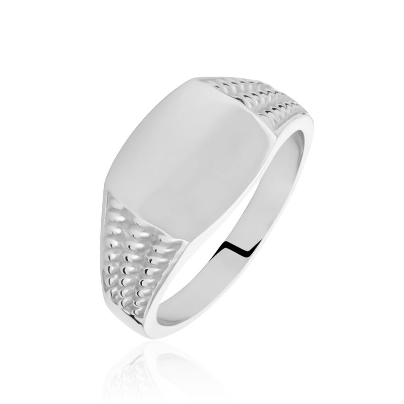 Chevalière Argent Rhodié Charites - Spannringe Herren | OROVIVO