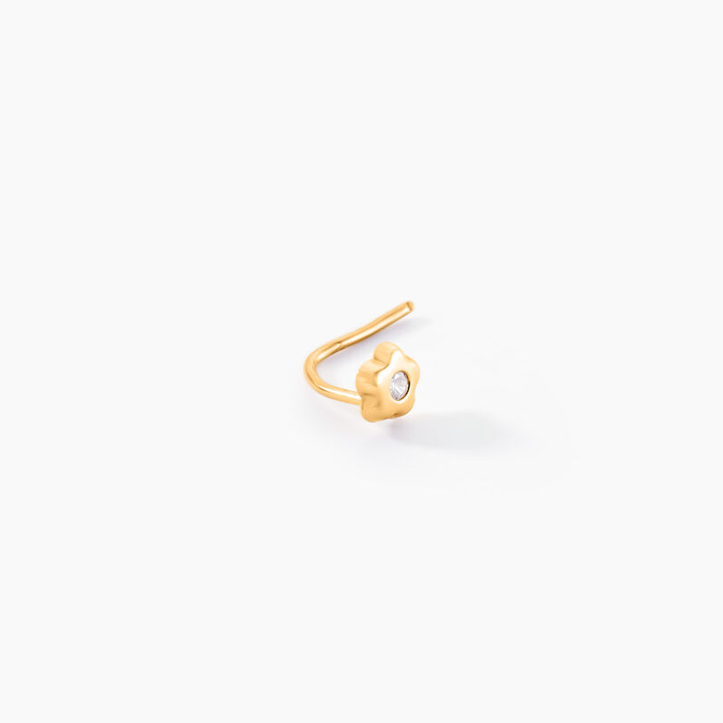 Piercing Peninnah Or Jaune Oxyde De Zirconium - Spannringe Damen | OROVIVO