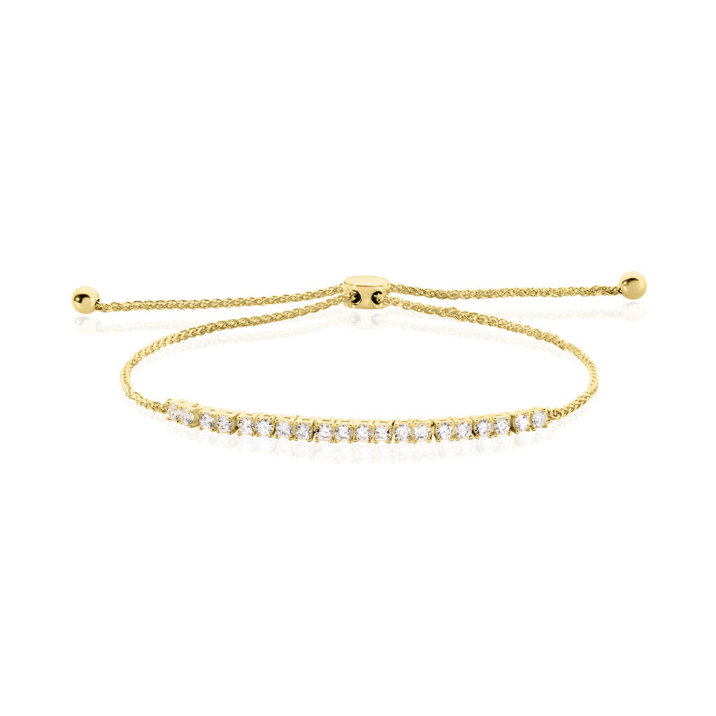 ORIVELLE Damen Armband Silber vergoldet 925 Zirkonia Wei&szlig; 1,17 ct