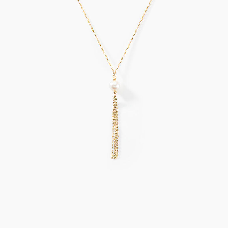 Collier Narca Or Jaune Perle De Culture - Spannringe Damen | OROVIVO