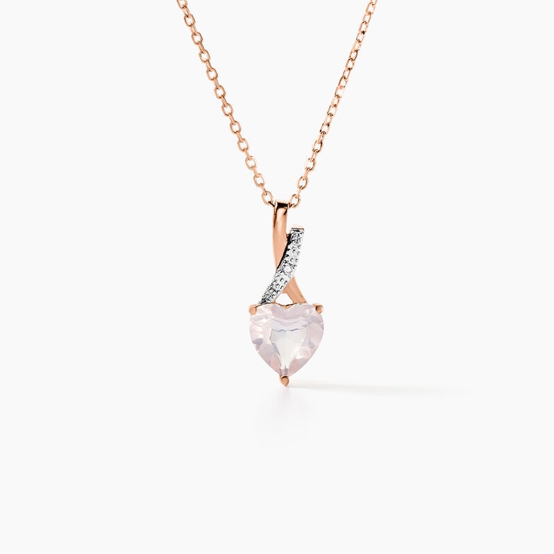 Collier Or Rose Clothilde Quartz - Spannringe Damen | OROVIVO