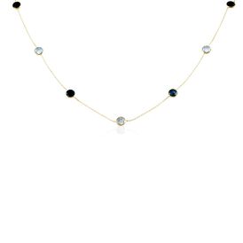 Damen Collier Gelgold 375 London Topas  - Ketten mit Stein Damen | OROVIVO