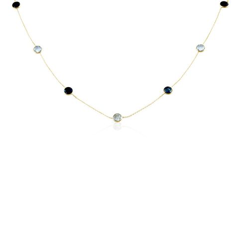 Damen Collier Gelgold 375 London Topas  - Halsketten Damen | OROVIVO