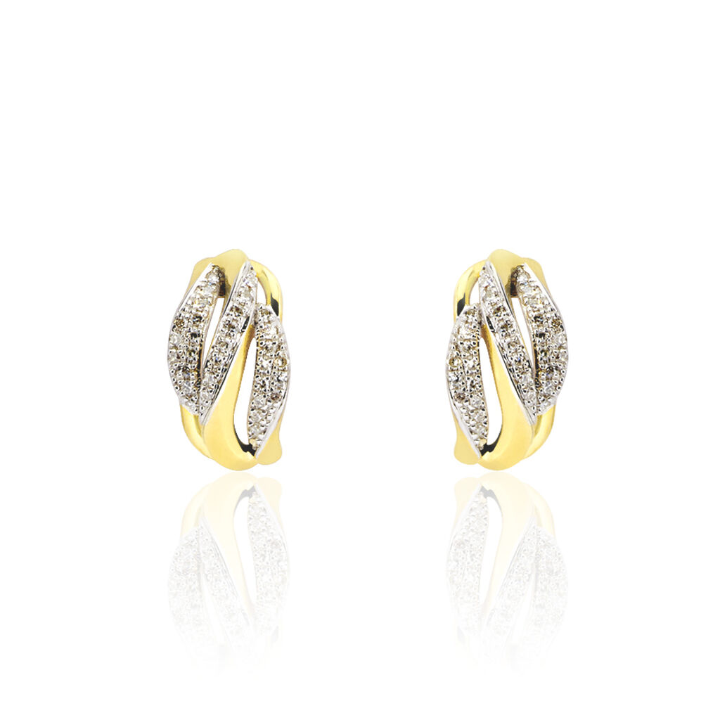Boucles D'oreilles Atlantide Or Jaune - Spannringe Damen | OROVIVO